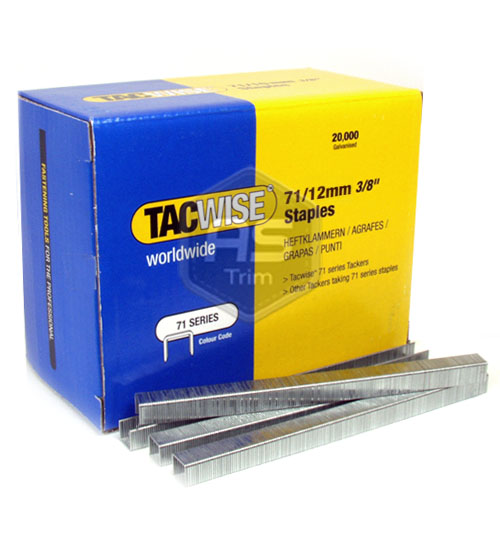 Tacwise 71 Series 12mm Staples 20,000 Box